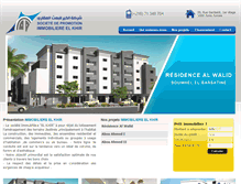 Tablet Screenshot of immobiliere-elkhir.com